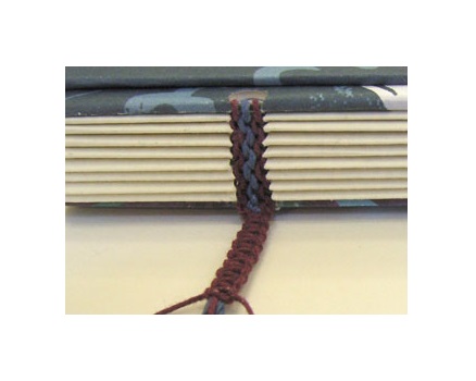 Wire edge binding, from an earlier workshop